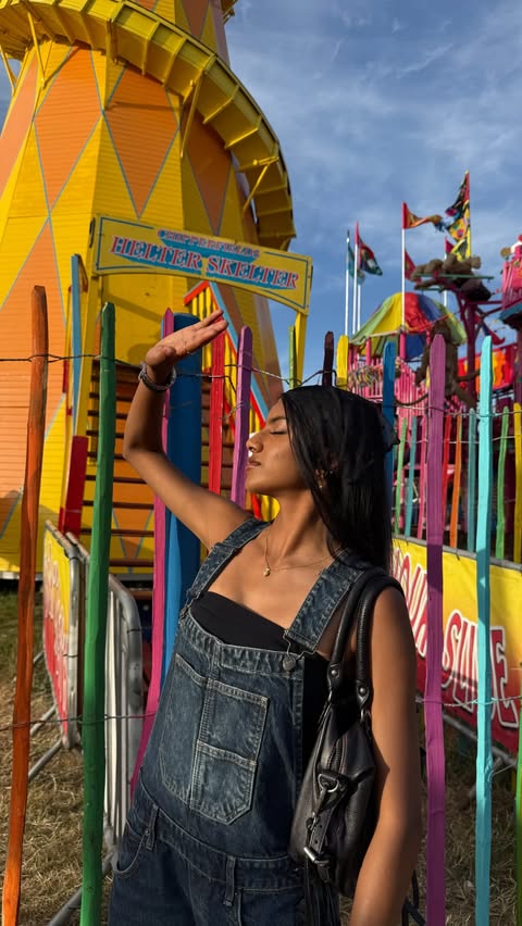 Instagram post by @shini.m for Neutrogena UK & Ireland. Caption reads: ad My curated festival favs (which I learned about....