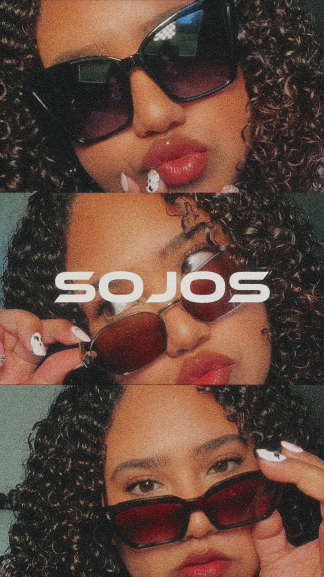 Instagram post by @leah_sojosvision for SOJOS VISION. Caption reads: [...] de pouvoir collaborer avec @sojosvision qui....