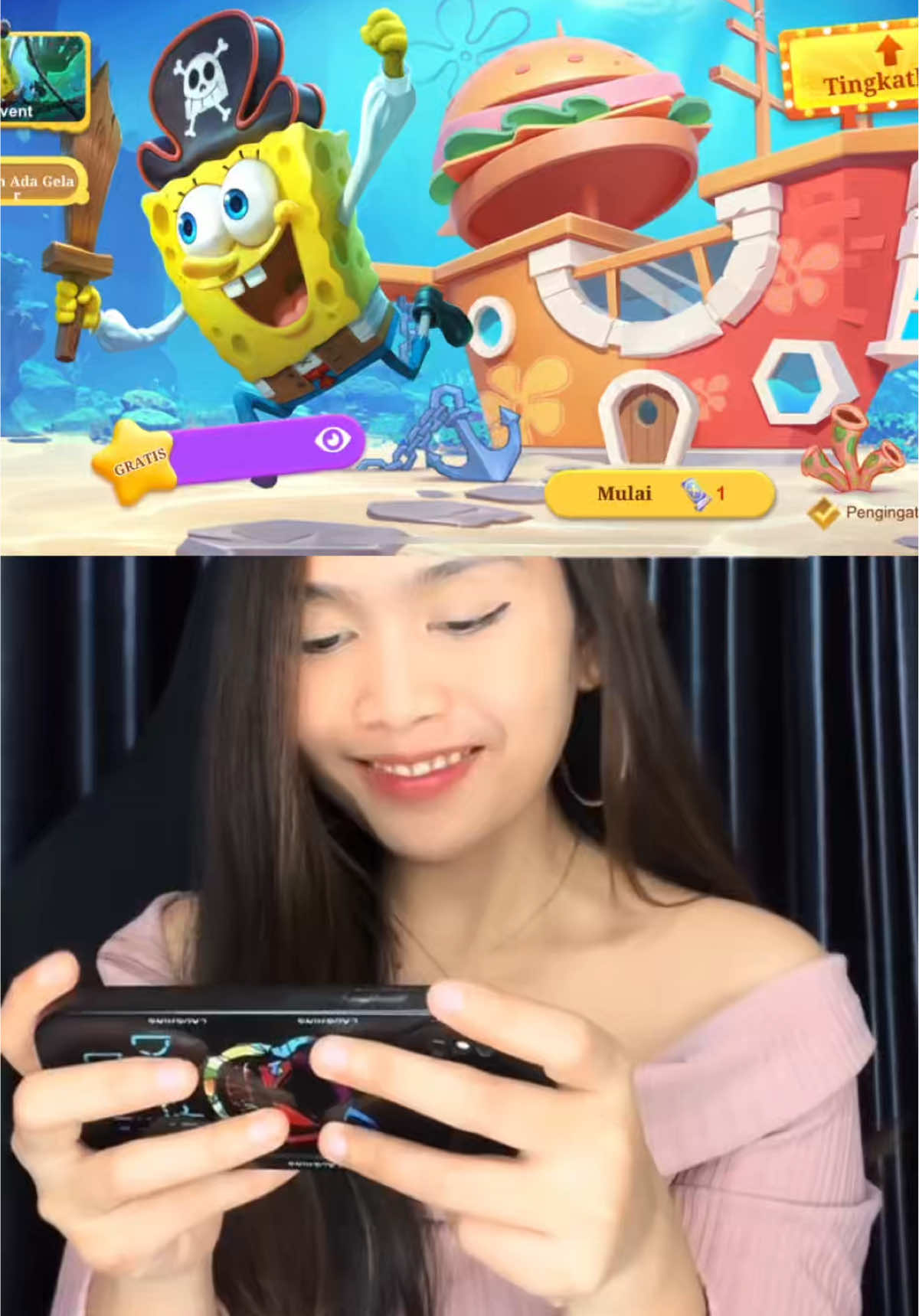 TikTok post by @rossyrosee3 for Mobile Legends. Caption reads: @mobilelegends_id #MLBBbuzz  Takut banget resep....