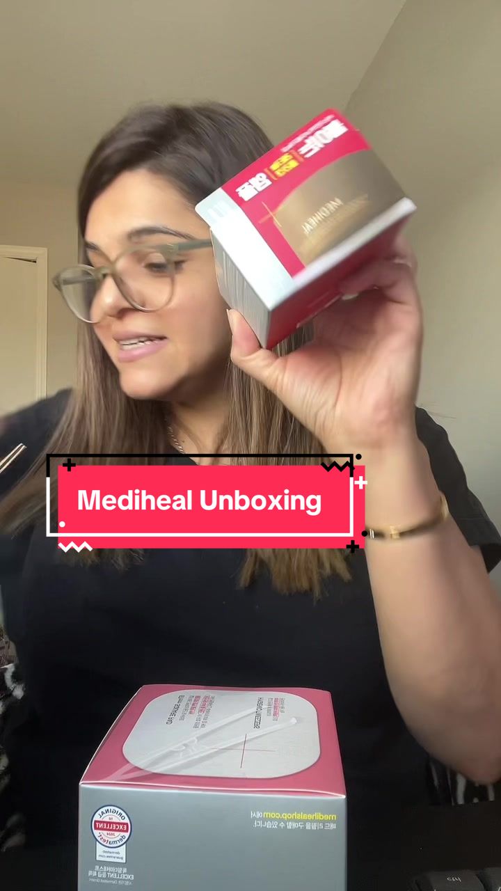 TikTok post by @mommyguru02 for BAZZAAL. Caption reads: PR Unboxing 📦📦 Thankyou @BAZZAAL @MEDIHEAL  #fyp....