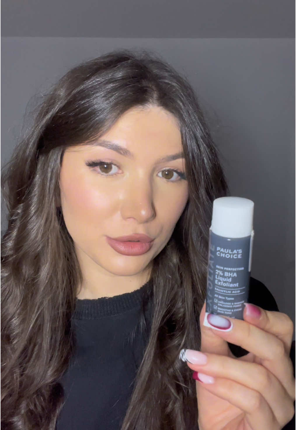 TikTok post by @aqatalewandowska for Cosibella. Caption reads: Tonik Paula’s Choice musicie wypróbować @Cosibella....