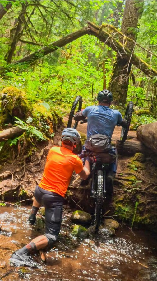 Instagram post by @jpmcghee for Travel Oregon. Caption reads: Good friends are always up for a little adventure....