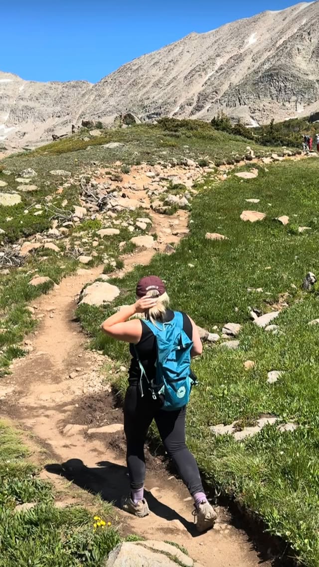 Instagram post by @emilyyyybuchtel for AT&T. Caption reads: [...] and play harder. 🏔☀ I’m excited that @att....