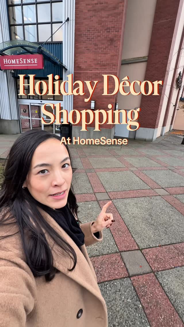 Instagram post by @samanthapotterhome for HomeSense. Caption reads: #ad You already know what November 1st means —....