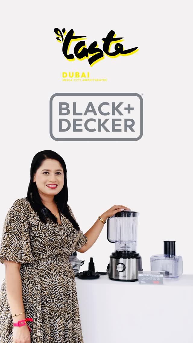 Instagram post by @dr.vedikaladdha for BLACK+DECKER. Caption reads: BLACK+DECKER is bringing innovation to [...].