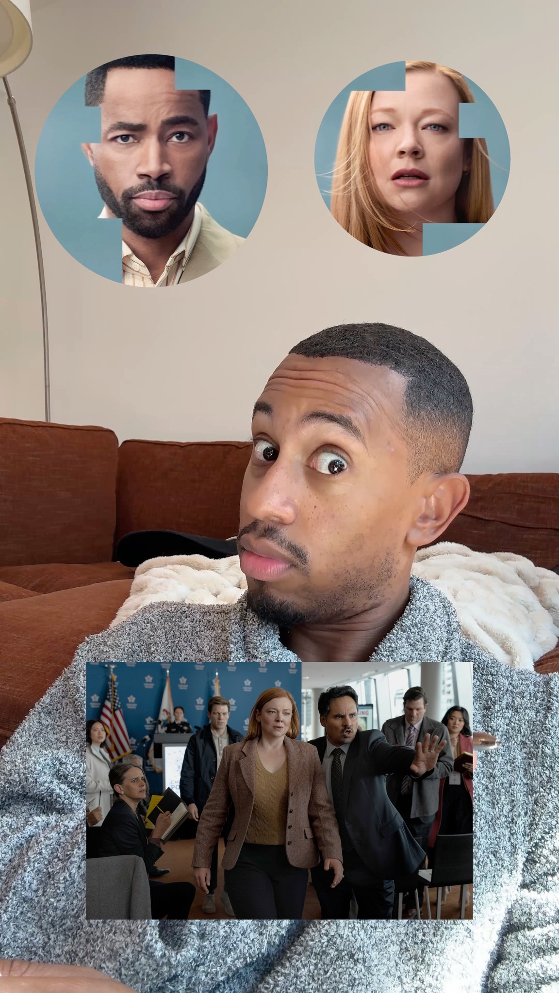 Instagram post by @thekalenallen for Peacock. Caption reads: #PeacockPartner I’ve spent all day watching All....