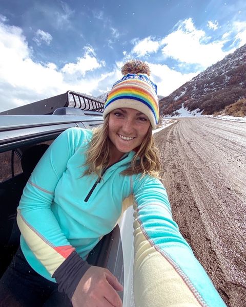 Instagram post by @courtwildson for YoColorado. Caption reads: [...] my old suv 🤙🏽 loving this gear by....