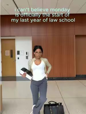 TikTok post by @alanisstom for Lovevook. Caption reads: [...] #lawschool #studytok work bag @LOVEVOOK....