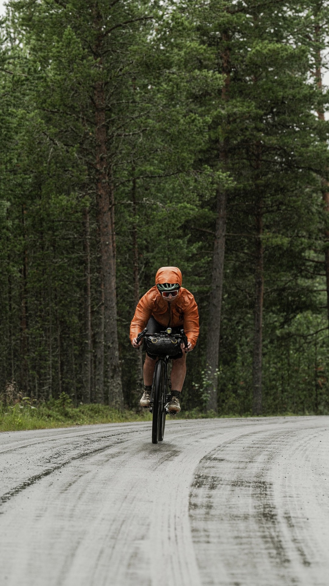 Instagram post by @justin.and.bikes for Styrkr. Caption reads: We caught up with Justinas, the mind behind Bright....