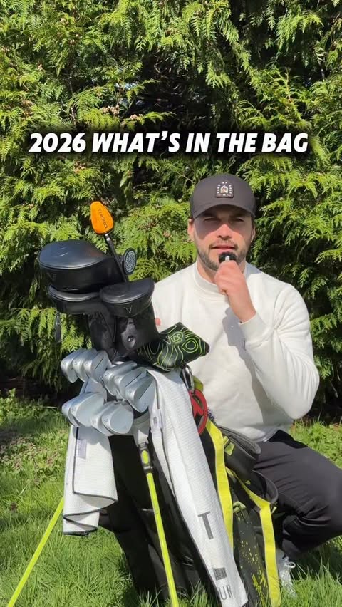 Instagram post by @michaelcaan for VICE GOLF. Caption reads: [...] Bag. As you can see it’s stacked with....