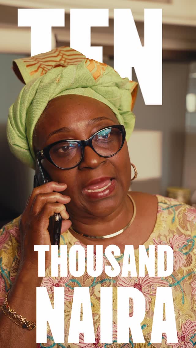 Instagram post by @tommy.4k for Western Union. Caption reads: [...] family in Nigeria in minutes using Western....