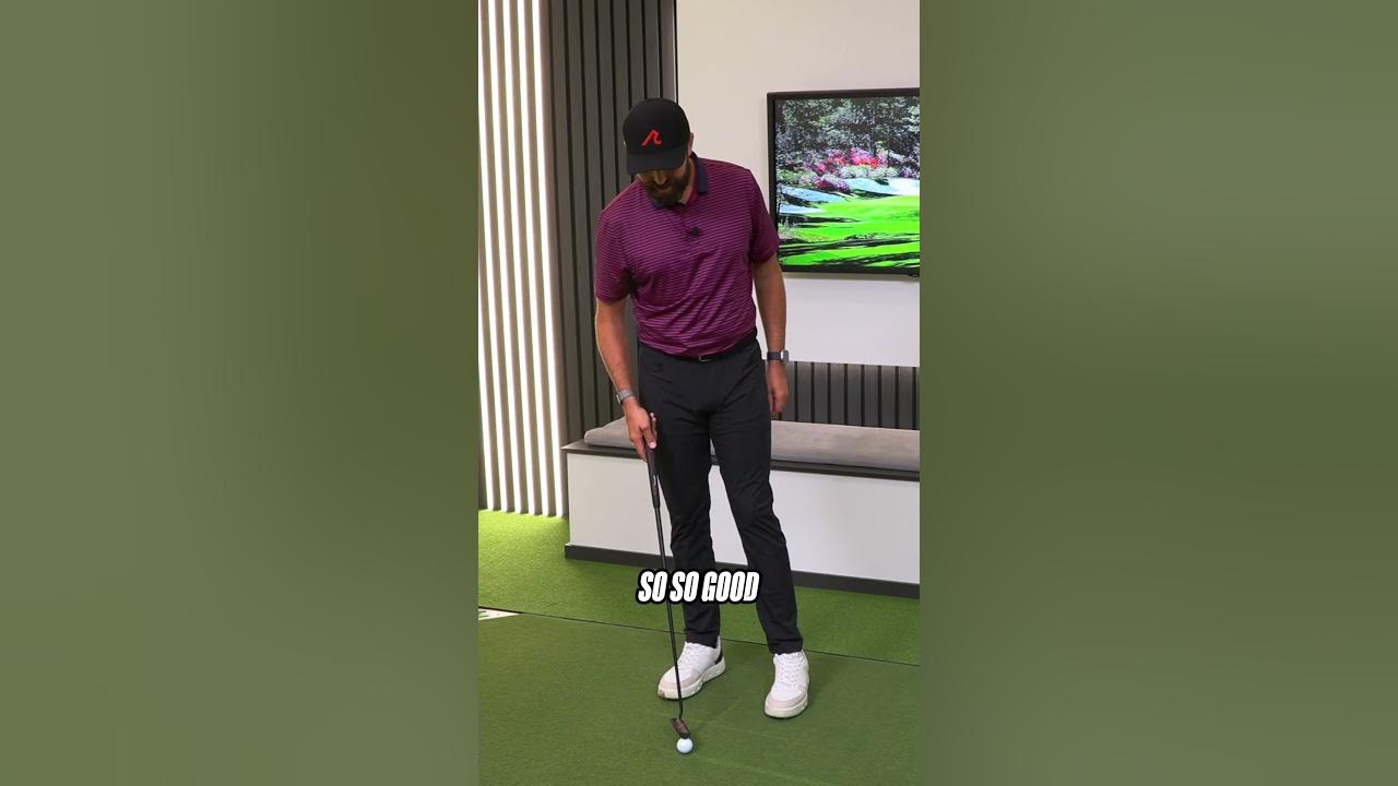 YouTube post by @HITGolfReviews for Casa Comoda Villa. Caption reads: Big brands should be scared of this putter 😮‍💨⛳️....