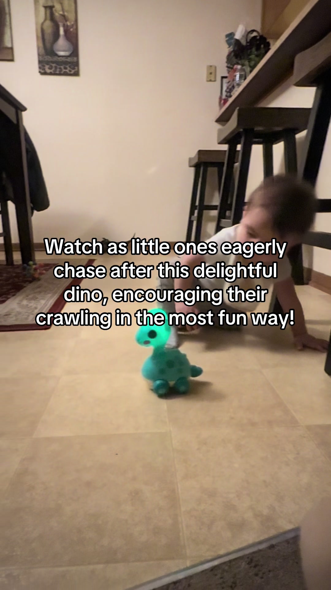 TikTok post by @simplysarita07 for Hahaland. Caption reads: [...] #milestones #crawlingbabies #ToyTok....