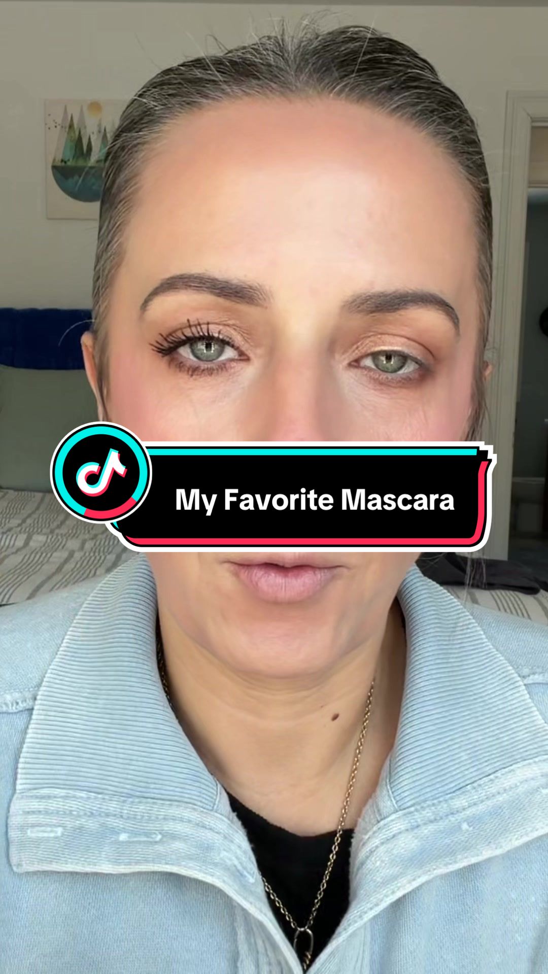 TikTok post by @kellyrosesarno for DIBS Beauty. Caption reads: #30mascaras and this is my favorite. @DIBSBEAUTY....