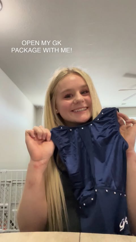 Instagram post by @ellakateparker for GK Elite. Caption reads: I got a sneak preview of the new @gkelite leos....