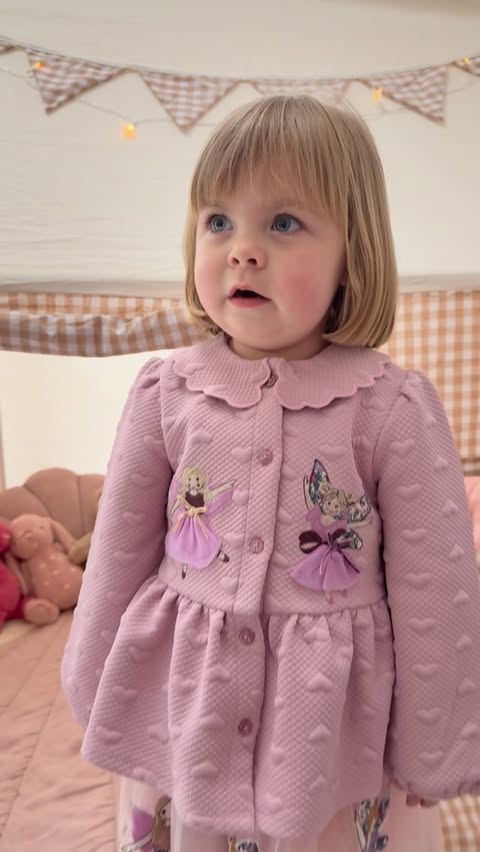Instagram post by @marlowe.and.phoenix for Monsoon. Caption reads: [...] cutest party dress & jacket set 🧚🏻✨....