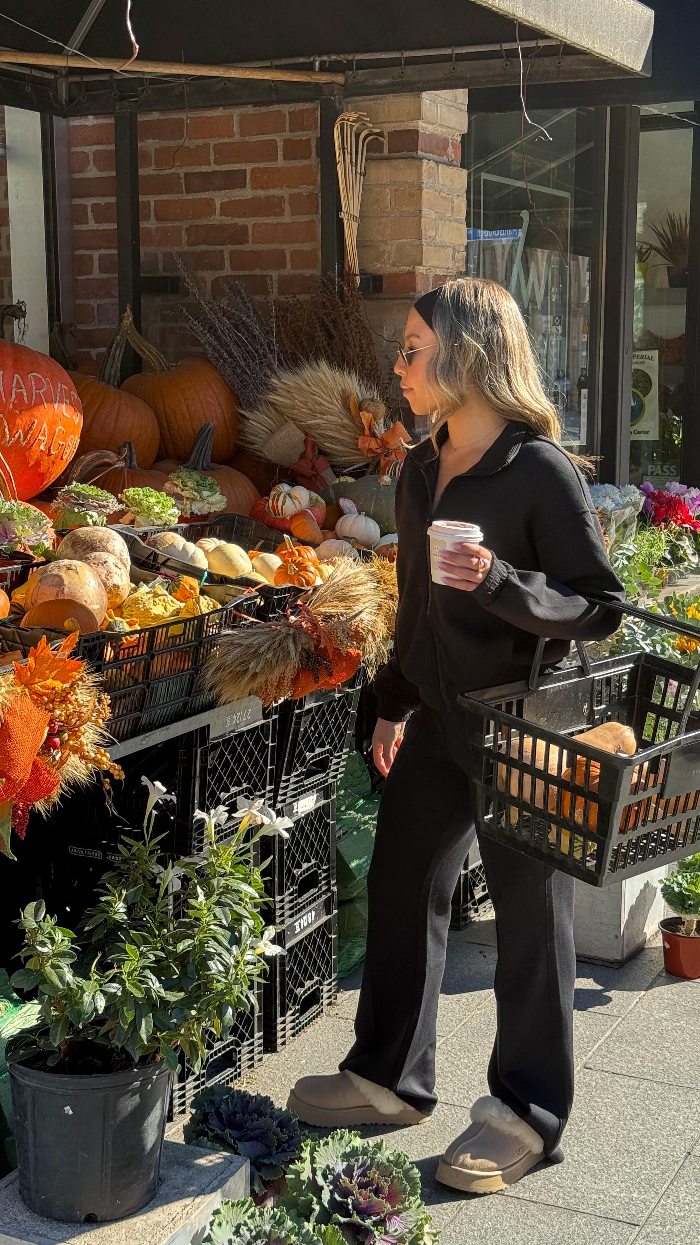 Instagram post by @workoutwithdem for SPANX. Caption reads: Slow Sundays in Summerhill wearing my latest....