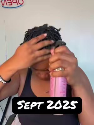 TikTok post by @bridges5.0 for The Mane Attraction. Caption reads: [...] my natural hair journey with @The Mane....