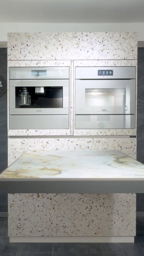 Instagram post by @nvtsmall for Miele. Caption reads: [...] if a kitchen could adapt to your day.....