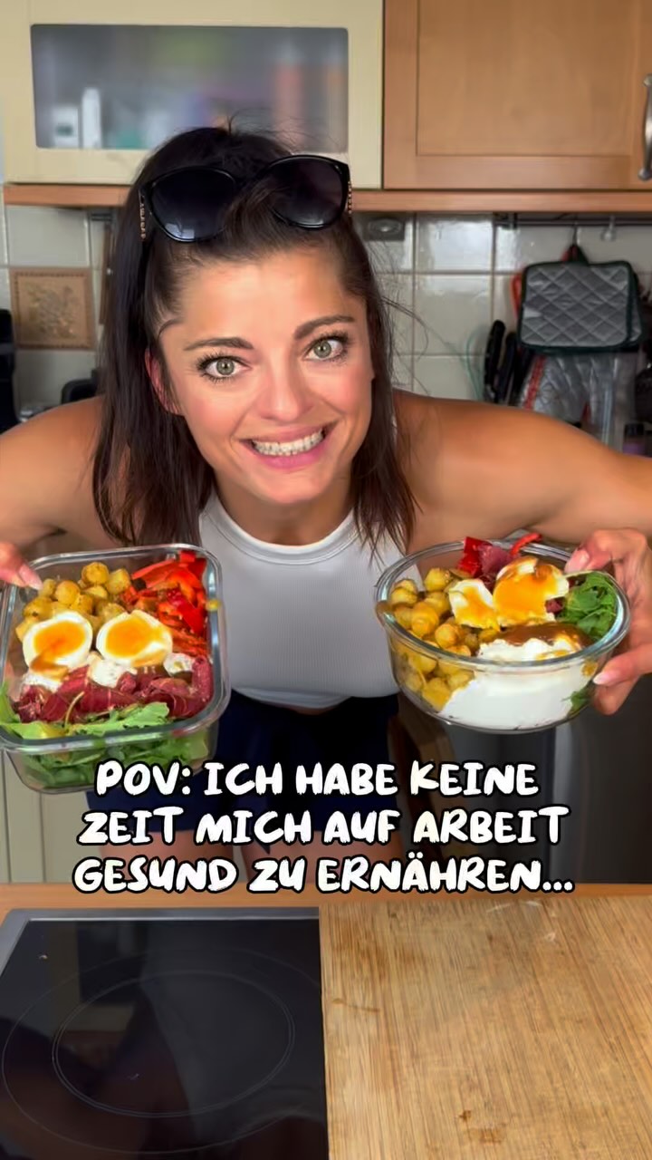 Instagram post by @nataschawinterfeldt for More Nutrition. Caption reads: [...] * gekennzeichneten Produkte sind von More....