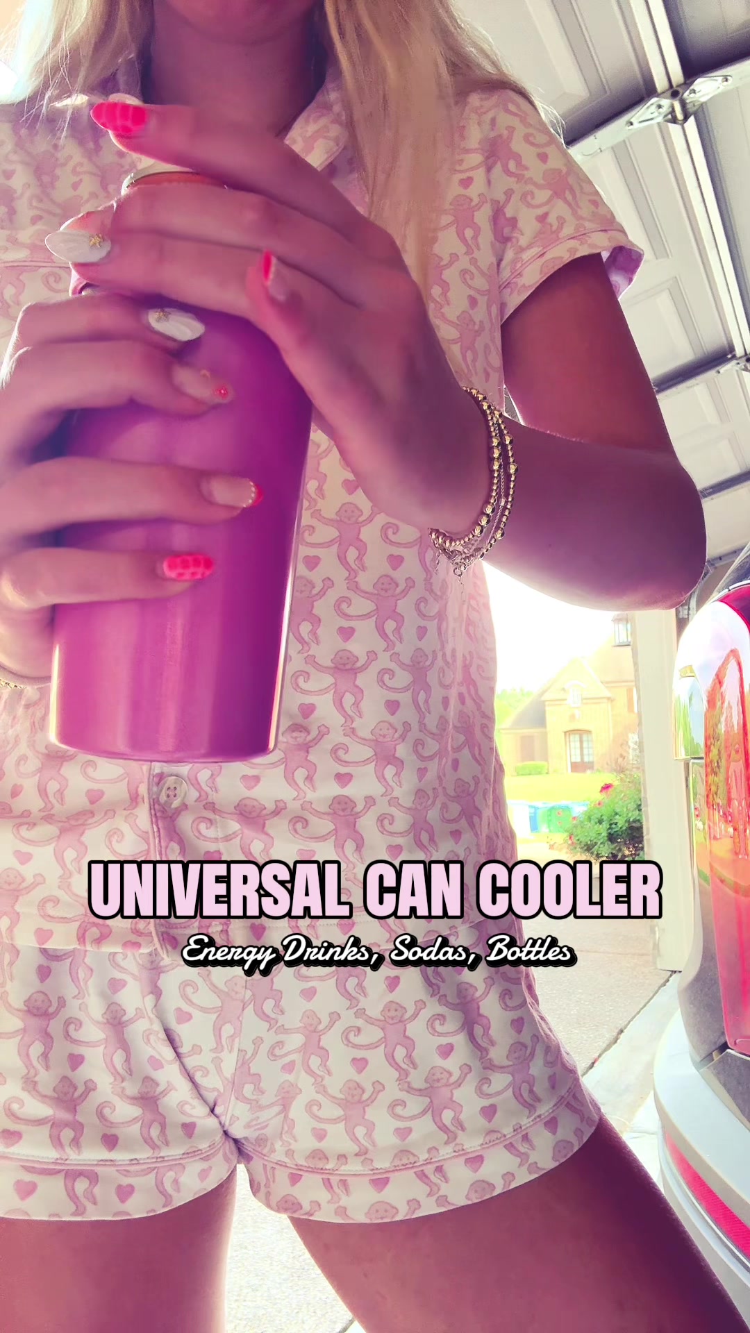 TikTok post by @madison.tts for Frost Buddy. Caption reads: It’s so cute I’m obsessed #frostbuddy #cancooler....