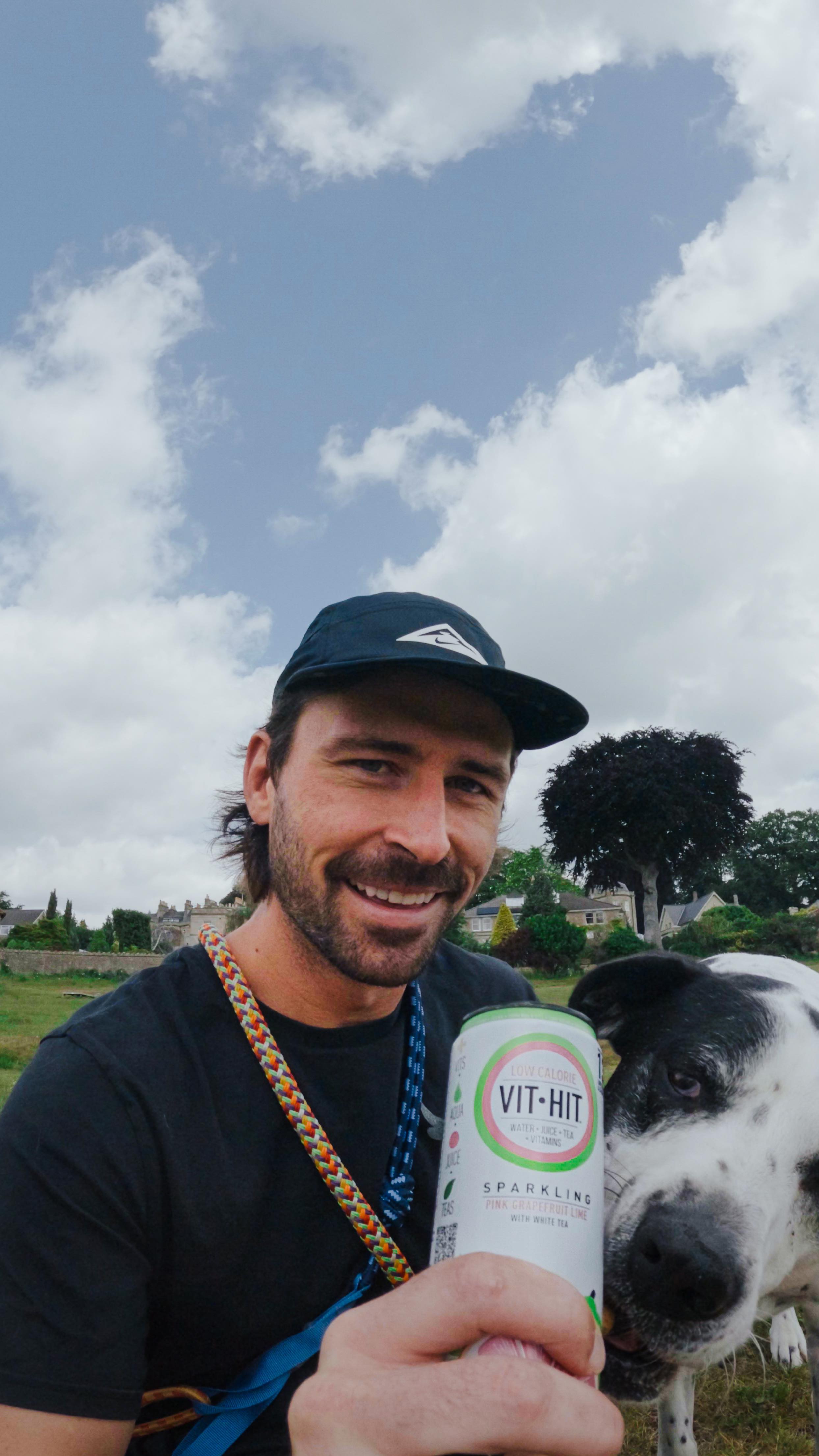 Instagram post by @saltynuts_ for Vithit. Caption reads: Dog dad mode engaged 🐾🐕

Getting out twice a day....