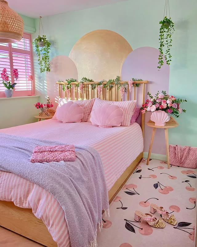 Instagram post by @homewithhelenandco for Secret Linen Store. Caption reads: [...] Ad. I love how soft and pretty my....