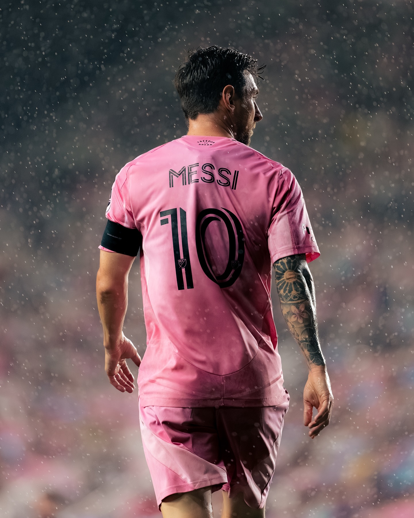 Instagram post by @cameradan__ for Major League Soccer. Caption reads: ✨ Another magical night for @leomessi!
2 goals + 1....