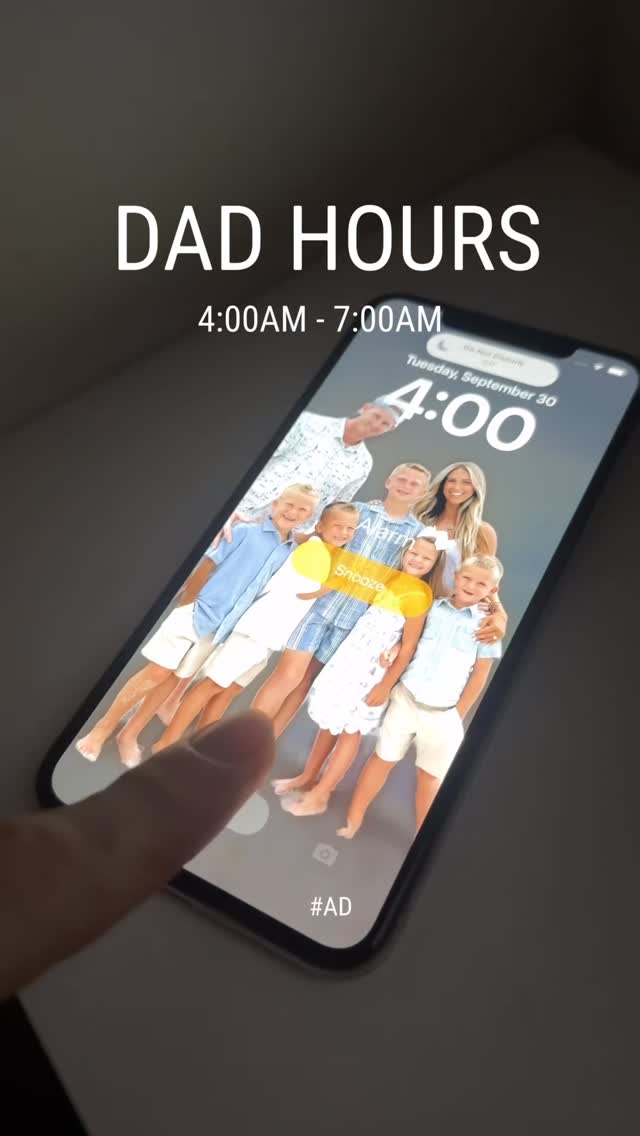 Instagram post by @syman_says for Zhou Nutrition. Caption reads: #ad Dad hours hit different. From 4–7 AM I try to....