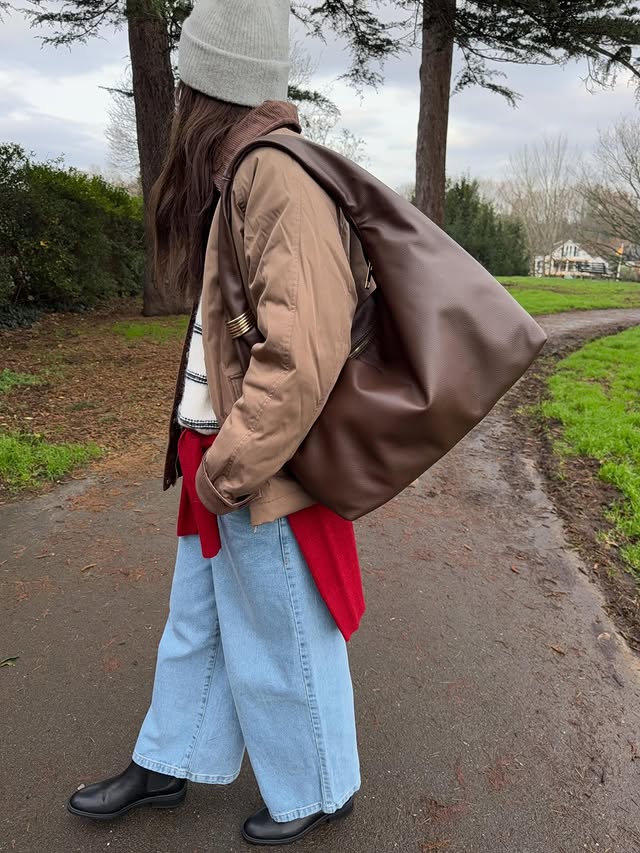 Instagram post by an influencer for Matalan. Caption reads: Layering up with @shopmatalan ❤️AD ~Shop links in....