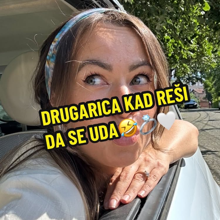 Instagram post by @mada_faka_maka for Milka. Caption reads: DRUGARICA KAD REŠI DA SE UDA🤣💍

Ništa žene ne....