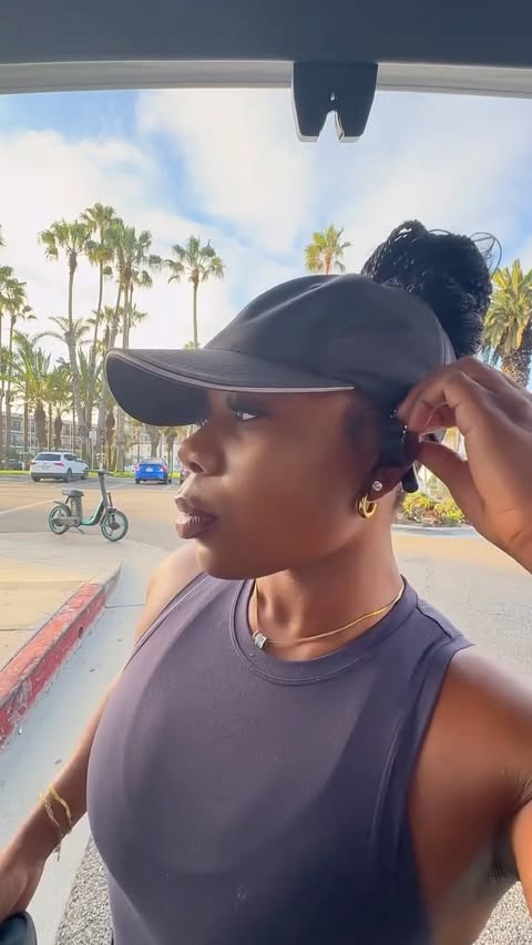 Instagram post by @oreyfit for JBL. Caption reads: absolutely loving these headphones from @jblaudio....