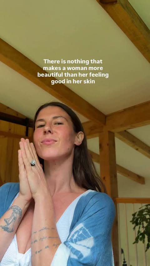 Instagram post by @sarahswildhoney for OGEE. Caption reads: [...] alone applied to our largest organ… … but....