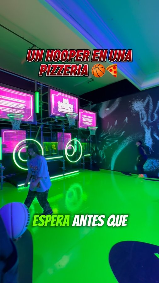 Instagram post by @rubenrg_4 for PUMA Basketball. Caption reads: Habías visto algo así antes? 🐢🍕 #basketball....