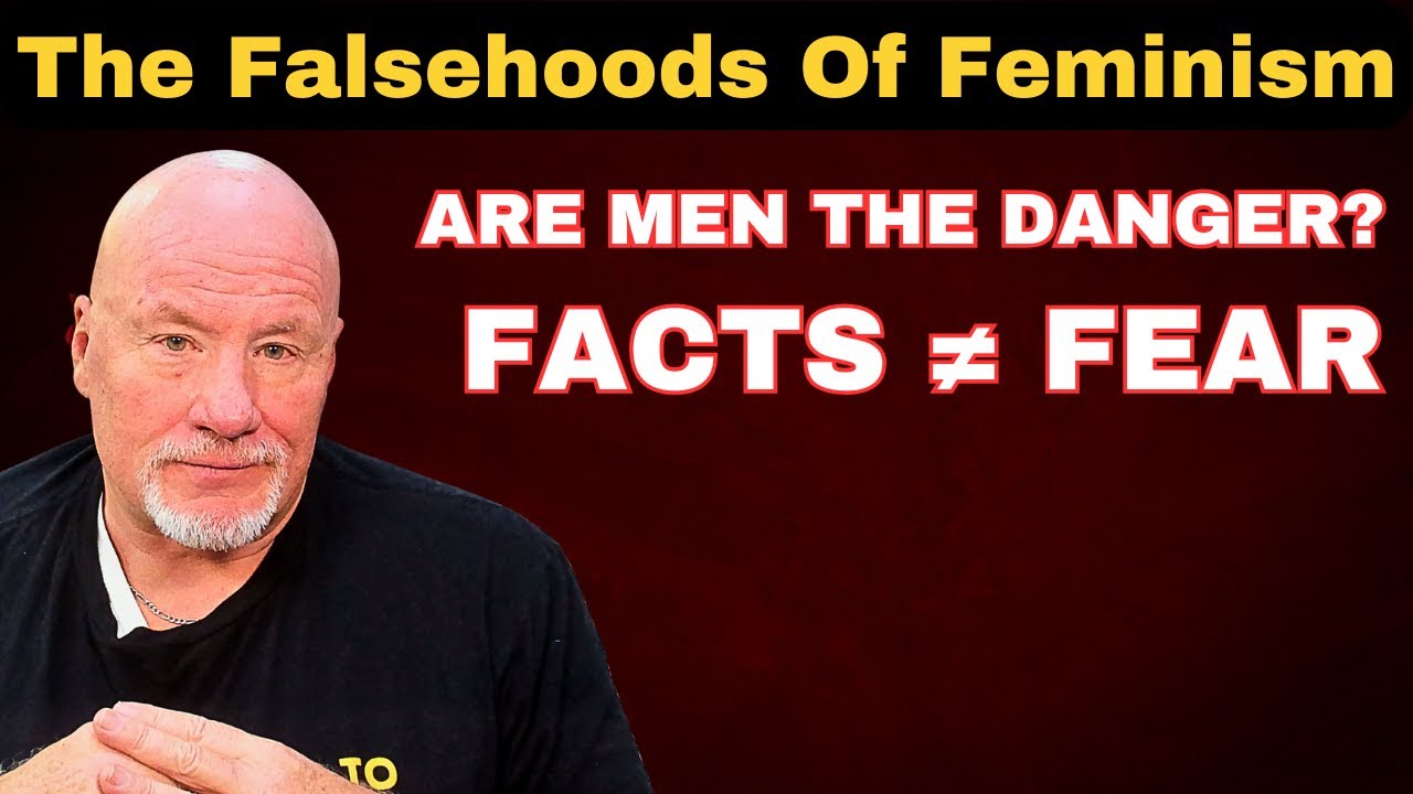 YouTube post by @MenNeedToBeHeard for Wondershare. Caption reads: The Falsehoods of Feminism:  Feminism’s Murder....