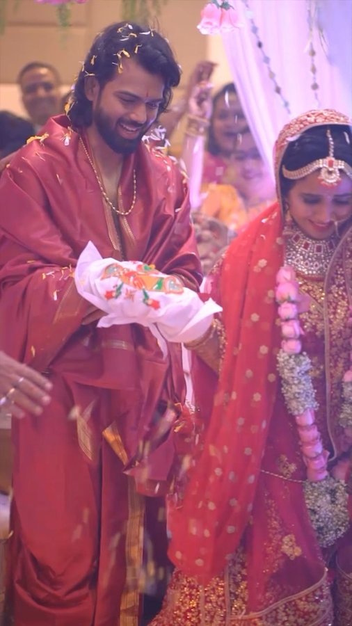 Instagram post by @purohitbhavini for The Wedding Brigade. Caption reads: [...] @shaadisquad @wedmegood @theweddingbrigade....