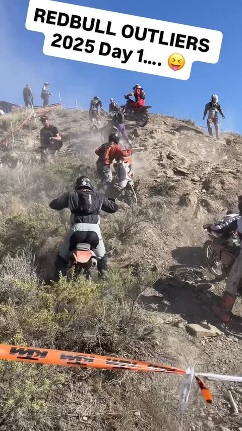 Instagram post by @jarrettk for Cheetah Factory Racing. Caption reads: Internet access is a bit scarce in the bottom of a....