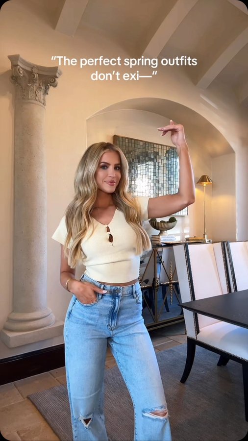 Instagram post by @allie_eklund for Wantable. Caption reads: Spring forward with the ApriLight Edit from....