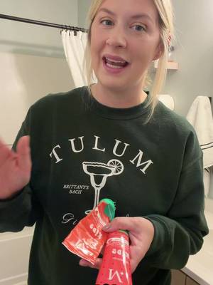 TikTok post by @taynicole0809 for Mouthology. Caption reads: [...] kids toothpaste they will use now!....