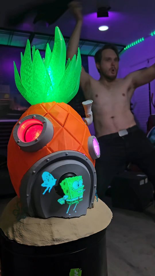 Instagram post by @freddyprops for Bambu Lab. Caption reads: This is probably my favorite unique project to....