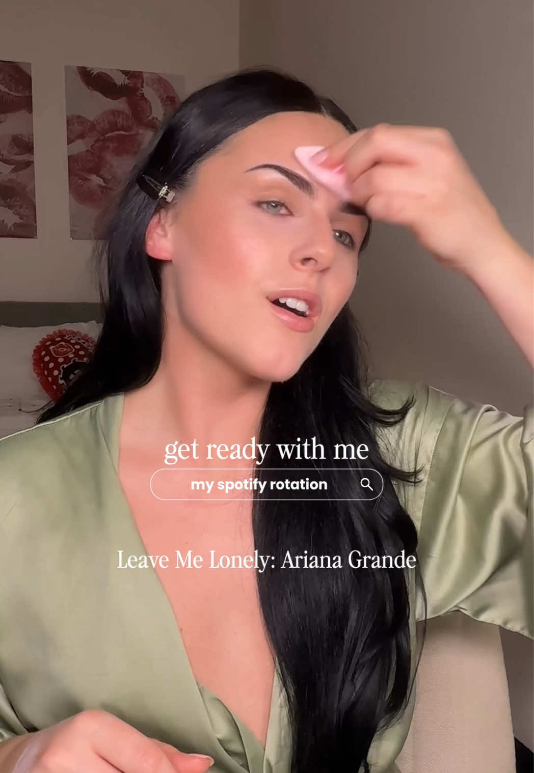 TikTok post by @edenbonwell for Dominique Cosmetics. Caption reads: [...] Beauty duo blush in just enough @Dominique....