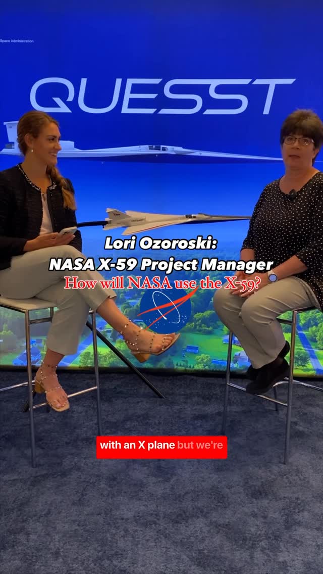 Instagram post by @theplanekate for NASA. Caption reads: [...] Programs division, Skunk Works and NASA....