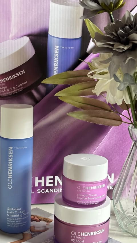 Instagram post by @twylamua for OLEHENRIKSEN. Caption reads: @olehendriksen The dream night time routine is....