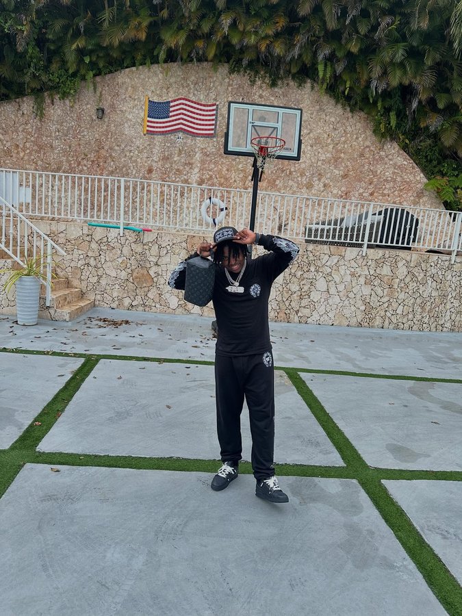 Instagram post by @pimp_c4 for Chrome Hearts. Caption reads: I be in and out the city, tryna get ghosts Still....