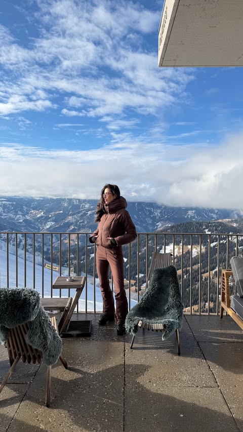 Instagram post by @kyleecampbell for Halfdays. Caption reads: One of my absolutely favorite @halfdays ski sets I....