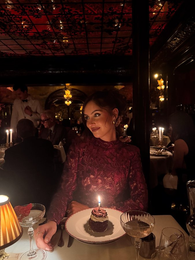 Instagram post by @sophiemoulds for Lipsy London. Caption reads: Finally got to stay at my dream hotel and on my....