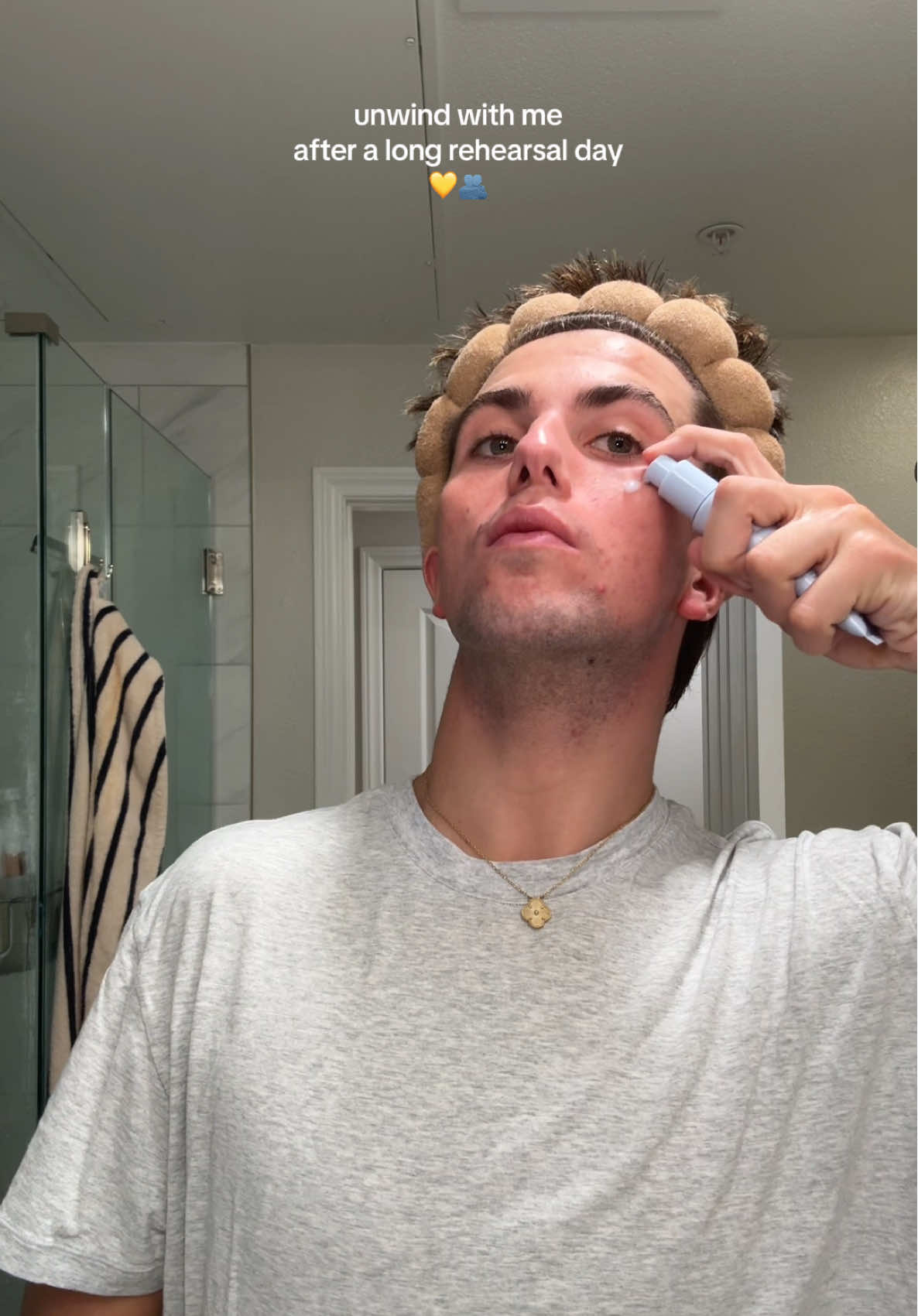 TikTok post by @carterrrw for Soft Minky Blanket. Caption reads: Staying cozy after a busy day with @Minky Couture....