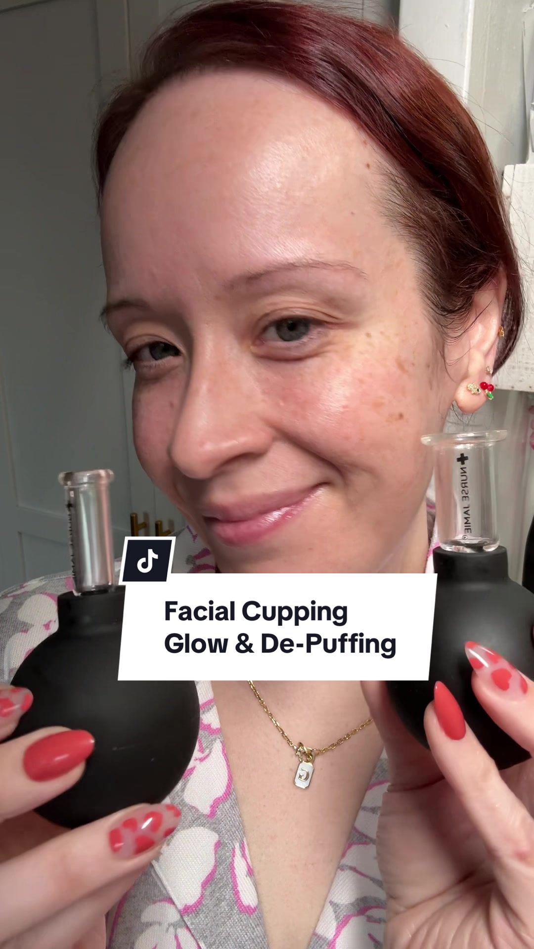 TikTok post by @joslyn126 for Nurse Jamie. Caption reads: [...] circulation and de-puffing at home. @Nurse....