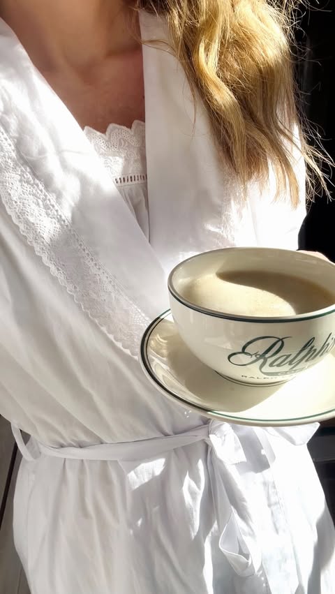 Instagram post by @jaclynmh27 for Jacaranda Living. Caption reads: Morning bliss~ There is something timeless about....