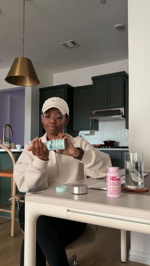 Instagram post by @bybriannaschuler for Love Wellness. Caption reads: New year, same me, just focusing on small routines....